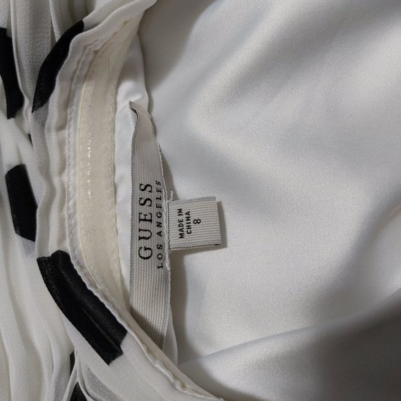 Guess Black and White strapless dress - Picture 4 of 4